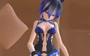 Smixix: Haku Succubus Misjonarz Seks Hentai na kanapie MMD 3D - McLovin - Niebieski...