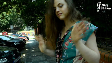 Czech Soles - foot fetish content: Barefoot walking and Anna's sexy dirty feet!
