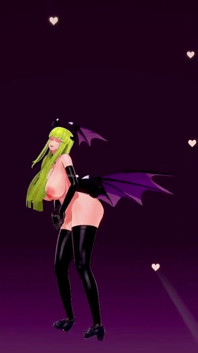 Morrigan aensland çıplak dans ve seks hentai darkstalkers mmd 3d sarışın saç rengi düzenleme smixix
