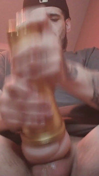 Hot Cumshot Top View