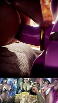 Tasty Big Breast Ass Dani Gets Cum Inflated by a Hard Cock Futa Wow Character