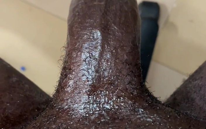 Bbc-godaddy: Napalona afrykańska gruba kutas hodowla i creampie sextoy część 1
