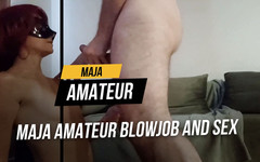 Maja Amateur: Sepongan dan seks amatir maja