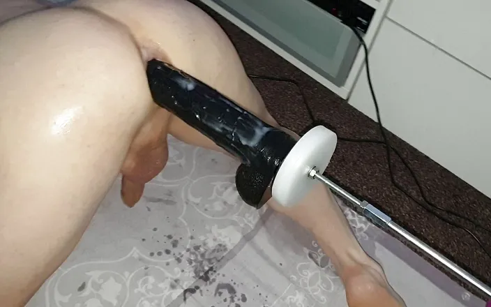 Mike Essex: Mike Essex Getting my ass stretched by huge black dildo