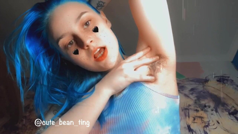 Alice Bean: 털이 무성한 겨드랑이에 기름을 싸기