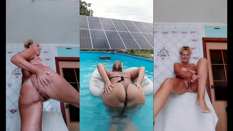 Lukerya: Hete huisvrouw Lukerya op vakantie aan het water