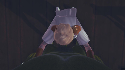 Waifu club 3D: Cute elf sucks orc cock POV