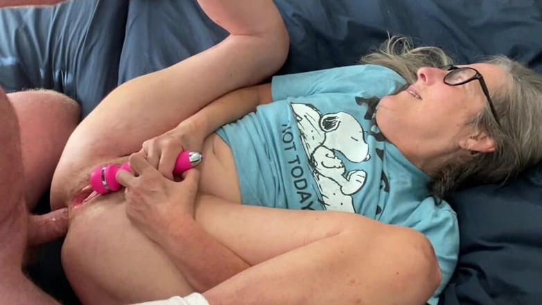 Squirting Senior: Schneller arschfick, älteres paar