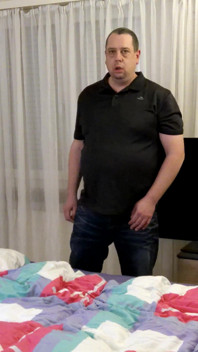 Softcore in Blauen Jeans Im Schlafzimmer