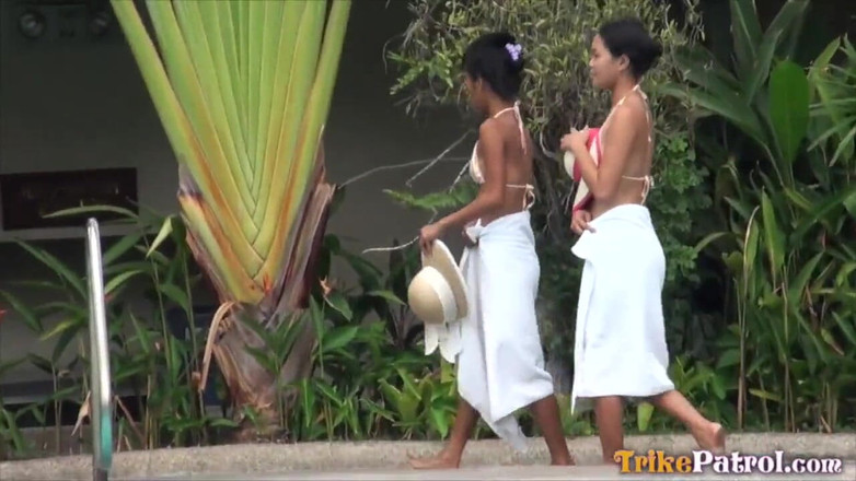 Trike Patrol - Tuk Tuk Patrol: Two horny friends share big foreign cock