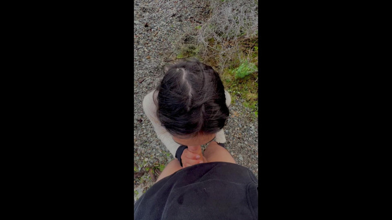 Whoopsy Kiwi: Outdoor Blowjob Facial