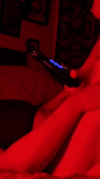 Nyx Cums Over and Over on Hex's Strap Loudly!