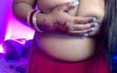 Hot desi girl: Solo Girl Opens Her Bra and Clothes and Presses Her...