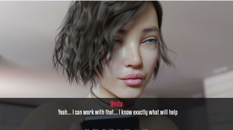 XXX Games Bunk: Anita's stage - gameplay - rollenspel - tengere tiener - masturbatie stopt door stel...