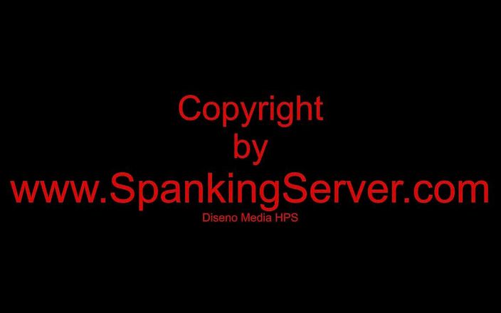 Spanking Server: Lauren recebe sua bunda chicoteada