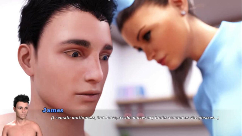 Dirty GamesXxX: Amnesia: guy, a sexy nurse, and his stepsister in the...