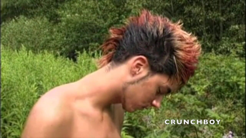 Slut twink used bareback by XXL cock: Sexy young twinks fucking oudoor for discret sex