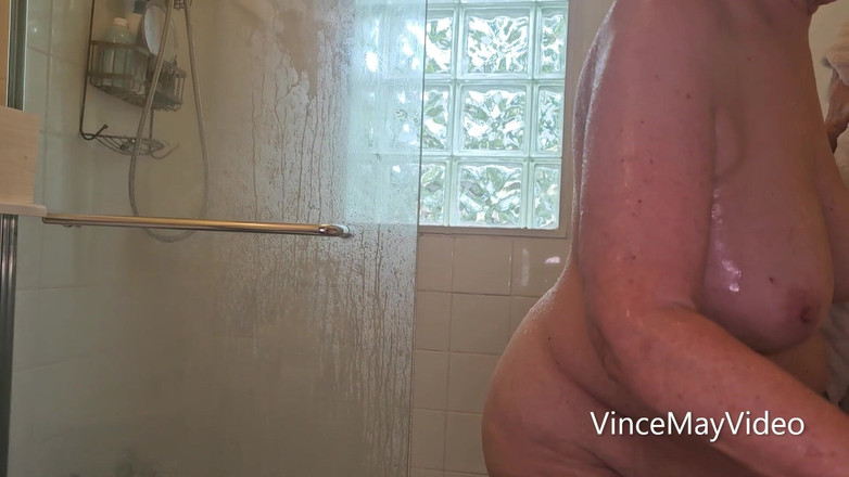 VinceMayVideo: Shower Time with Everyone's Favorite PAWG GILF