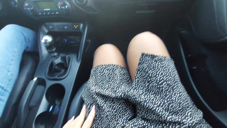 Step Mommy: Stepmom and Stepson Alone in the Car Teasing Each Other