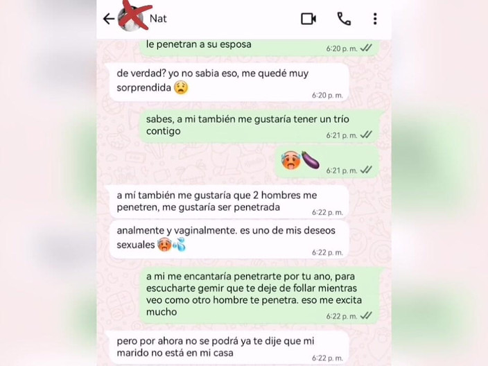 Natasha Caseros: 和我朋友老婆的热辣聊天，结局愉快