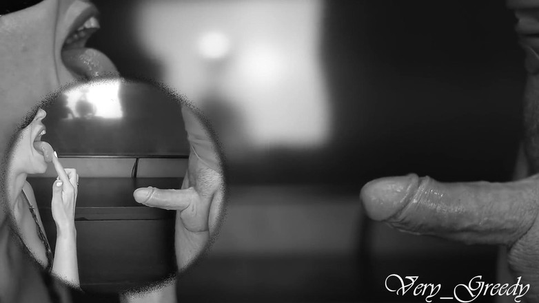 Les Gourmands: MILF Catwoman saje velkého ptáka a polyká sperma a pak...