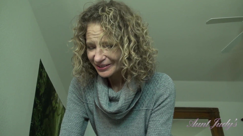 Aunt Judy's: Auntjudys - Your Horny 52yo Mature Stepaunt Tia Rides Your Dick (pov)