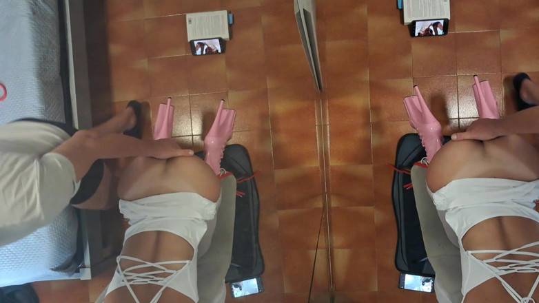 LauraOnHeels: MILF diikat di kerusi dan kacau di mulut dan vagina