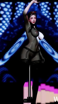 3d troia arrapata puttana asiatica che indossa lingerie è stata scopata