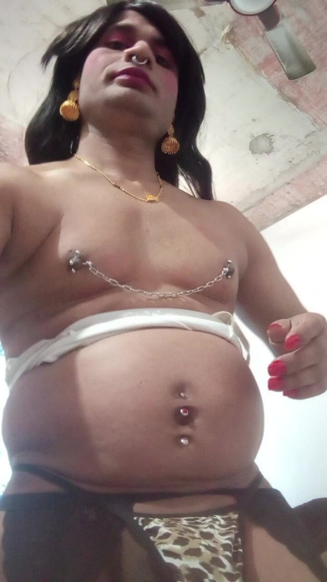 Beautiful Trans Gender Wearing Lingerie (Nikita sharma)