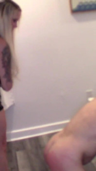 Double Feature - Graybeard Gets Punished by Mistress Kora Bell & the She Brings All Her Friends in to Sit on His Face