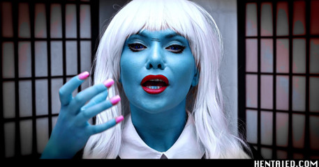 Hentaied: Hentai kehidupan sebenar - JOI - pancutan mani asing biru panas dan...