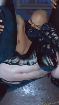 3D Horny Slut Cosplay Model Have Threesome Sex with Big Dick