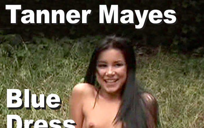 Picticon bondage and fetish: 태너 메이스 블루 드레스 풀사이드 오줌