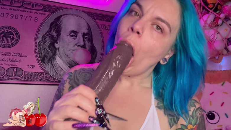 CherryBombBomb: Våt asmr djup hals spottar kärleksfull hora