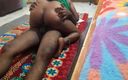 Desi palace: 힌디어로 오지는 섹스를 즐기는 아름다운 거유 바비