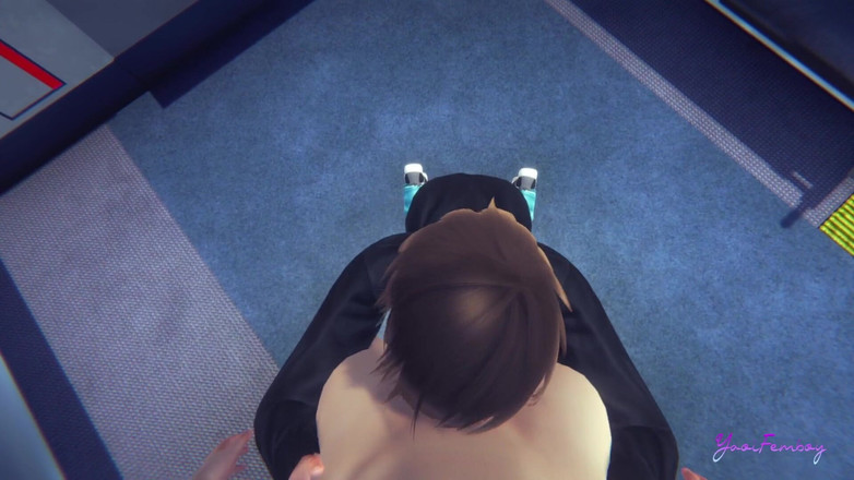 Yaoitube: Yaoi femboy - Seth tren arabasında süt yutuyor