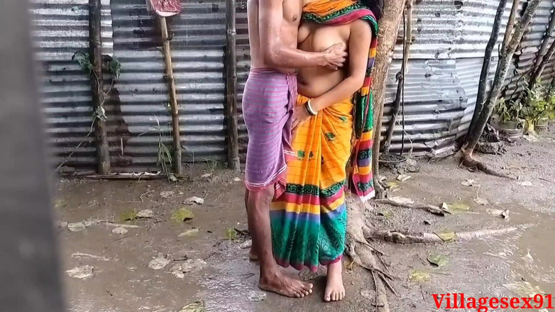 Villagesex91: Desi India kampung berkongkek di luar