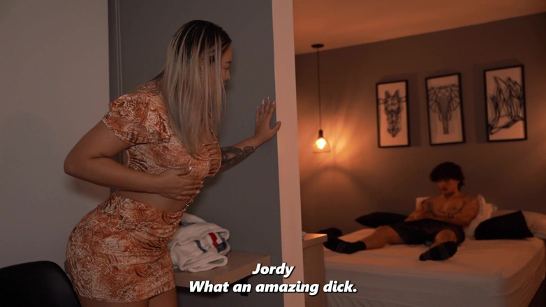 JordyFabian: Big-breasted Stepmother Enjoys Her Stepson's Cock