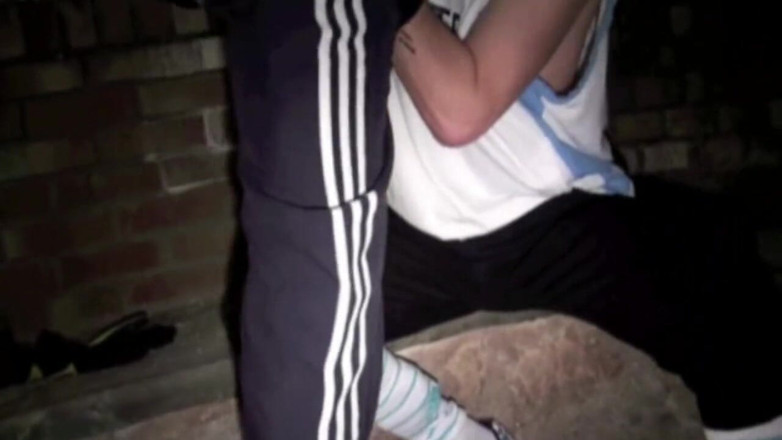 Sneaker Sex Kinky: Miguel used by bad boy form Paris in basement