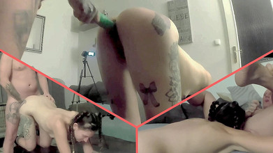 FuckSlave: Joven estudiante sumisa follada duro y azotada por detrás