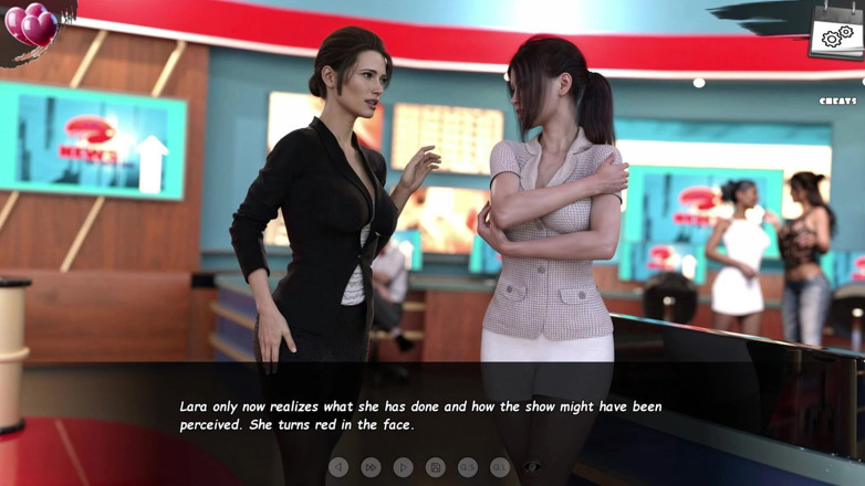 3D Cartoon Porn: Boundaries 11: Lara's Quick Studio BJ for Mike