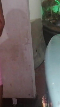 Father in Law's Gigantic Dick Hangs Out Under His Sarom for Step Daughter
