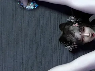 Why fuck so hard: 3D Cute Asian Babe Wearing Sexy Dress Got Fucked by...