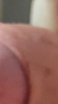 Amazing Close-up of the Penis Crown and Feet in the Background.