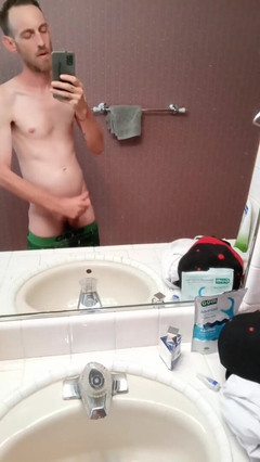 Jack_D_Stranger: Edging Masturbation Before Getting in the Shower Where I Continue...