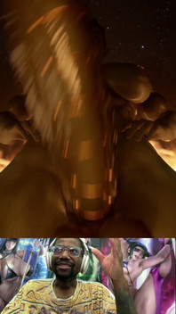 Big Huge Thicc Milky Ass Hard Cock Futa Orc Plops Her Cock All on Your Fucking Face