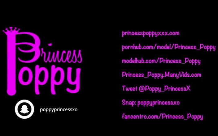 Princess Poppy: Zblízka kouření na zadním sedadle na naší polední přestávce