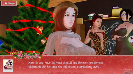 Cumming Gaming: Unlimited Christmas [Xmas Hentai porn play], ep.1. Cheating on my girlfriend...