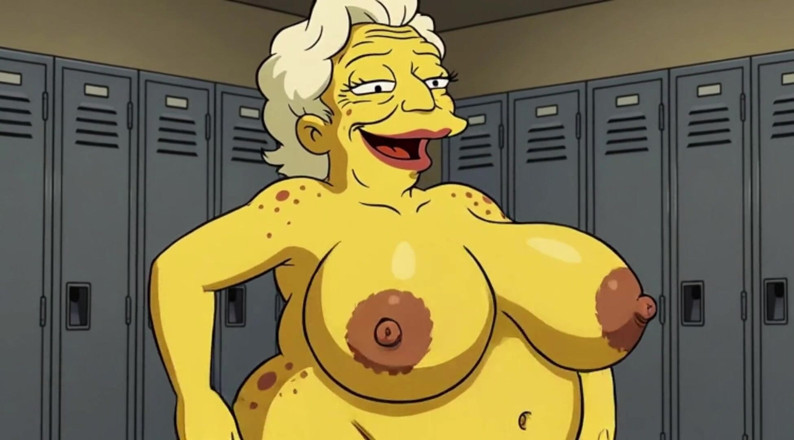 AI Porn: Ай ретро стиль мультфільм дозріває