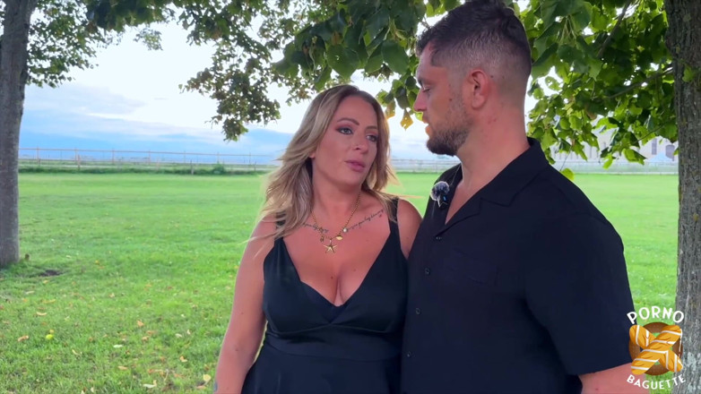 Porno Baguette: Giulia Piana, underbara MILF, älskar stor kuk